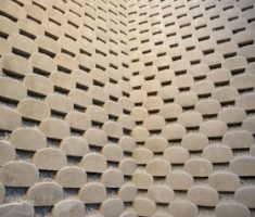 Buff Verdura 40 corner at Pacific Life in Orange County