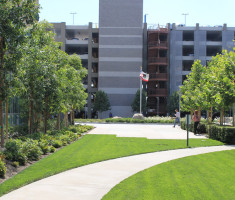 Fire Lane at Kaiser Permanente in Anaheim, CA Paved With Drivable Grass®