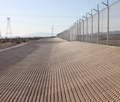 Ocotillo Express Wind Project With a Drivable Grass® Pavement