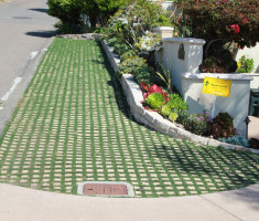 Drivable Grass® Pavement System With Artificial Grass