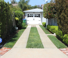Driveway Paved With Permeable Pavers Drivable Grass®