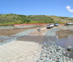 Enviroflex low water stream crossing