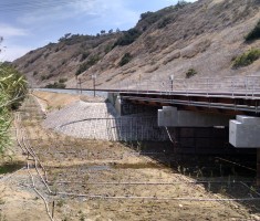 Enviroflex bridge abudment