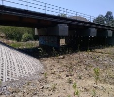 Enviroflex bridge abudment