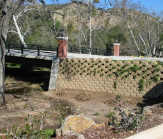 Verdura channel wall