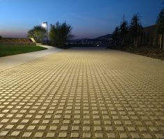 Permeable fire lane, environmental pavers, drivable grass