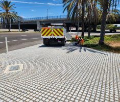 Drivable Grass_Caltrans Harbor Bvd. Anaheim