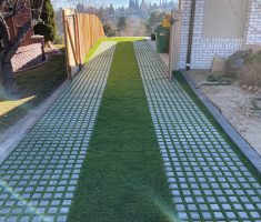 Drivable Grass pavers artificial turf rv parking permeable pavement grass pave